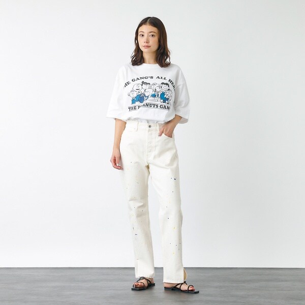 ルージュ・ヴィフ ラクレ（Rouge vif la cle）/【157×WOADBLUE】Slit Straight WHT / スリットストの通販は