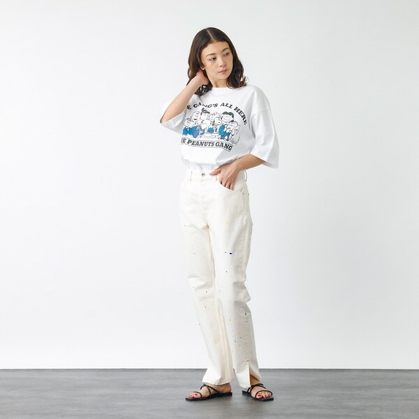 ルージュ・ヴィフ ラクレ（Rouge vif la cle）/【157×WOADBLUE】Slit Straight WHT / スリットストの通販は