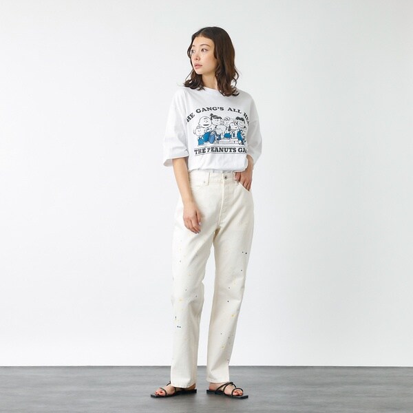 ルージュ・ヴィフ ラクレ（Rouge vif la cle）/【157×WOADBLUE】Slit Straight WHT / スリットストの通販は