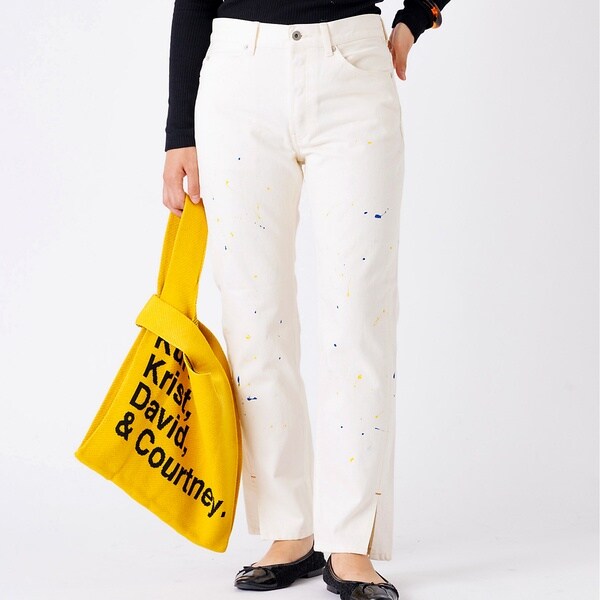 ルージュ・ヴィフ ラクレ（Rouge vif la cle）/【157×WOADBLUE】Slit Straight WHT / スリットストの通販は