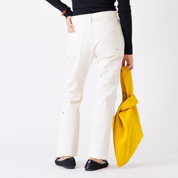 ルージュ・ヴィフ ラクレ（Rouge vif la cle）/【157×WOADBLUE】Slit Straight WHT / スリットストの通販は