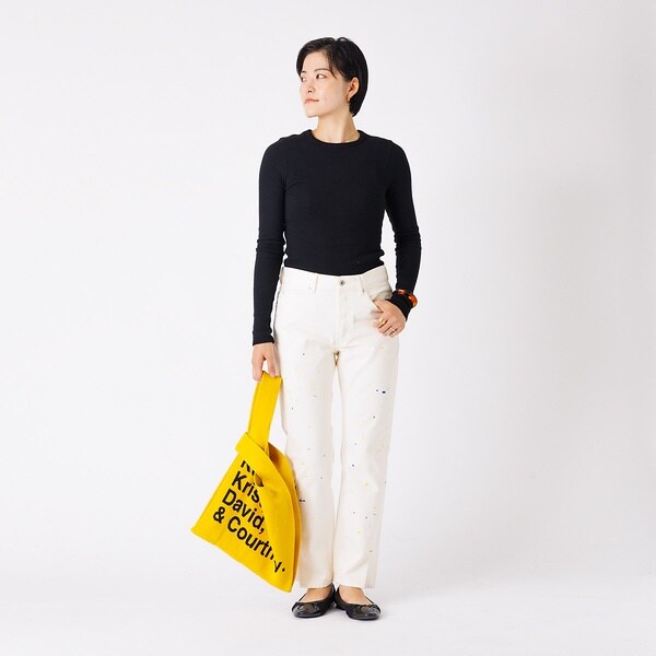 ルージュ・ヴィフ ラクレ（Rouge vif la cle）/【157×WOADBLUE】Slit Straight WHT / スリットストの通販は