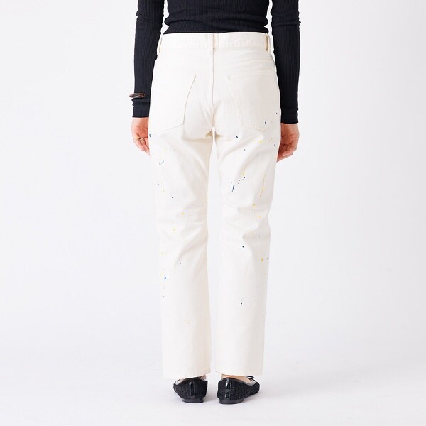 ルージュ・ヴィフ ラクレ（Rouge vif la cle）/【157×WOADBLUE】Slit Straight WHT / スリットストの通販は