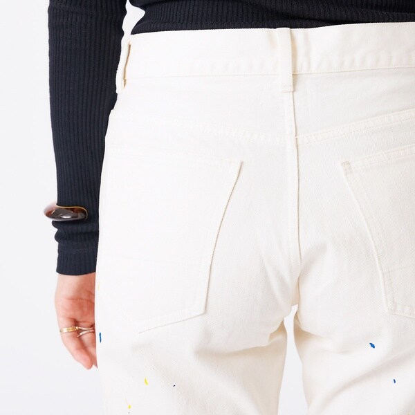 ルージュ・ヴィフ ラクレ（Rouge vif la cle）/【157×WOADBLUE】Slit Straight WHT / スリットストの通販は