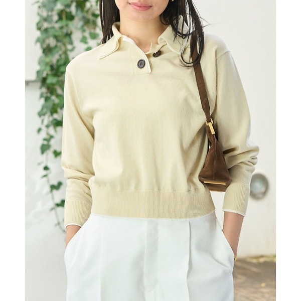 ルージュ・ヴィフ ラクレ（Rouge vif la cle）/カラースキームポロニットプルオーバー