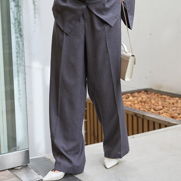 ルージュ・ヴィフ ラクレ（Rouge vif la cle）/【セットアップ対応】エアリーボイルパンツ