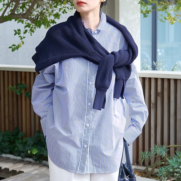 ルージュ・ヴィフ ラクレ（Rouge vif la cle）/ストライプタックフォルムシャツの通販は