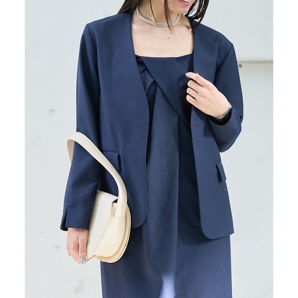 ルージュ・ヴィフ ラクレ（Rouge vif la cle）/【一部店舗限定】【2点セット】シングルジャケット×キャミワンピSET