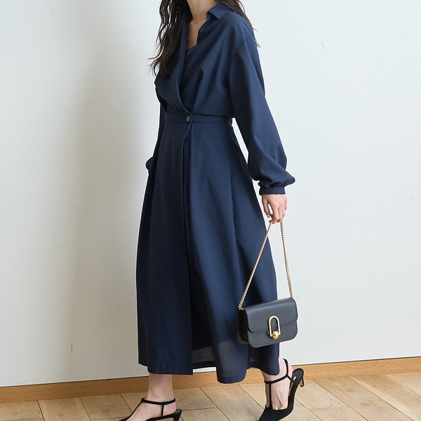 ルージュ・ヴィフ ラクレ（Rouge vif la cle）/カシュクールワンピース