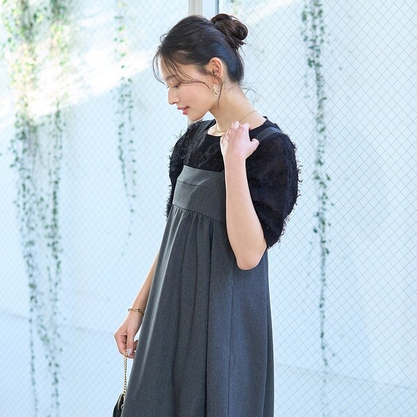 ルージュ・ヴィフ ラクレ（Rouge vif la cle）/デニムライクベアキャミ