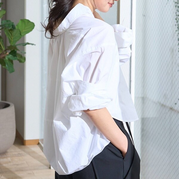 ルージュ・ヴィフ ラクレ（Rouge vif la cle）/バックコクーンBIGシャツ