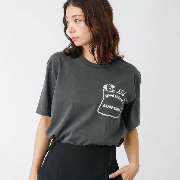 ルージュ・ヴィフ ラクレ（Rouge vif la cle）/【MIXTA/ミクスタ】プリント Tシャツ / ロゴTシャツ / ねこ / 半袖_1