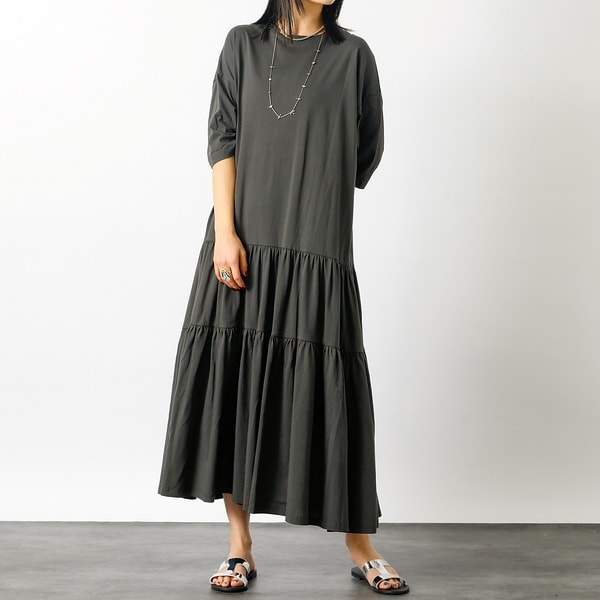 ルージュ・ヴィフ ラクレ（Rouge vif la cle）/【MICA&DEAL/マイカアンドディール】tired cut ops　ギャザー