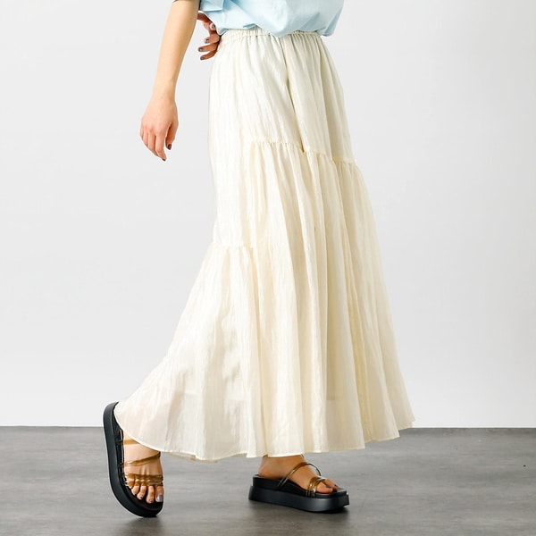 ルージュ・ヴィフ ラクレ（Rouge vif la cle）/【MICA&DEAL/マイカアンドディール】ギャザースカート【WEB限定】
