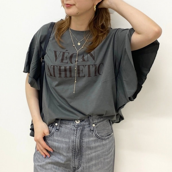 ルージュ・ヴィフ ラクレ（Rouge vif la cle）/【MICA＆DEAL/マイカ＆ディール】VEGAN ATHLETIC ロゴフリル