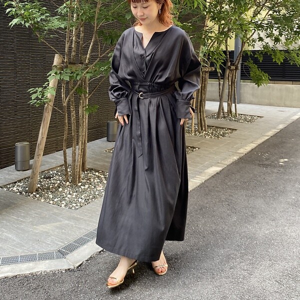 ルージュ・ヴィフ ラクレ（Rouge vif la cle）/ヴィンテージキュプラウエストマークワンピース_2