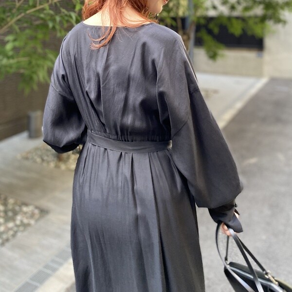 ルージュ・ヴィフ ラクレ（Rouge vif la cle）/ヴィンテージキュプラウエストマークワンピース_9