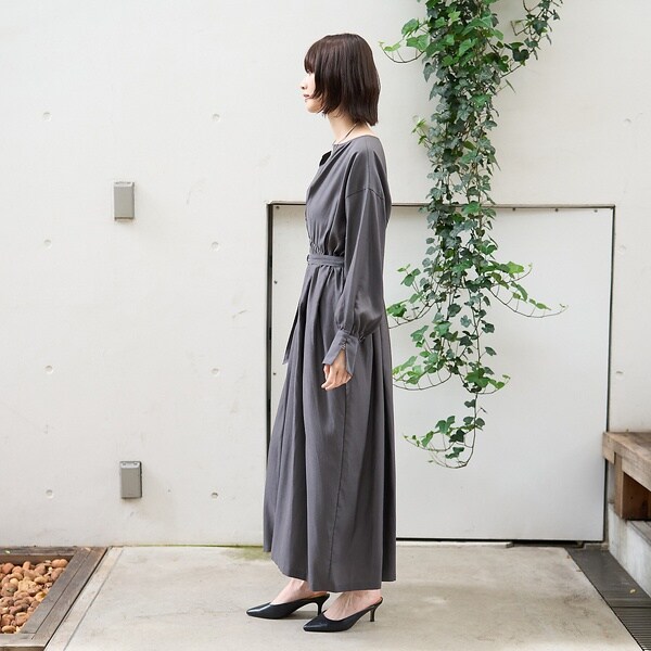 ルージュ・ヴィフ ラクレ（Rouge vif la cle）/ヴィンテージキュプラウエストマークワンピース_13