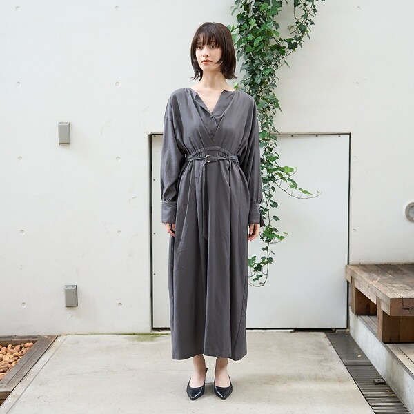 ルージュ・ヴィフ ラクレ（Rouge vif la cle）/ヴィンテージキュプラウエストマークワンピース_18
