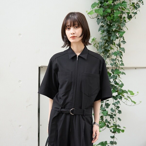 ルージュ・ヴィフ ラクレ（Rouge vif la cle）/半袖オールインワンの 