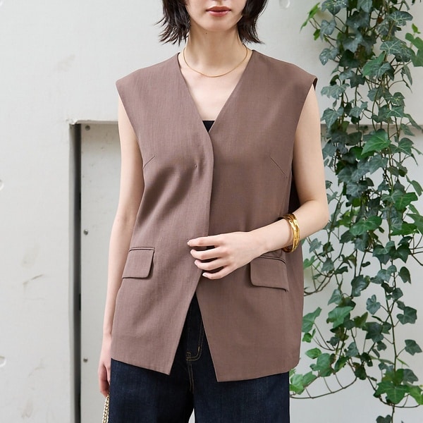 Rouge vif la cle / ルージュ・ヴィフ ラクレ レクタングルチェーン　チョーカー アウターの予約続々開始！お得に秋冬準備を♪ーRouge vif la cle