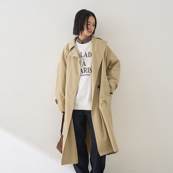 ルージュ・ヴィフ ラクレ（Rouge vif la cle）/撥水フォルムステンカラーコート_2