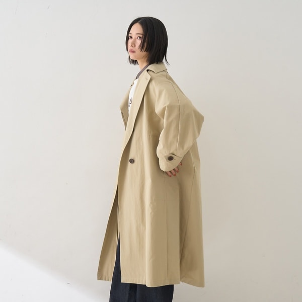 ルージュ・ヴィフ ラクレ（Rouge vif la cle）/撥水フォルムステンカラーコート_5