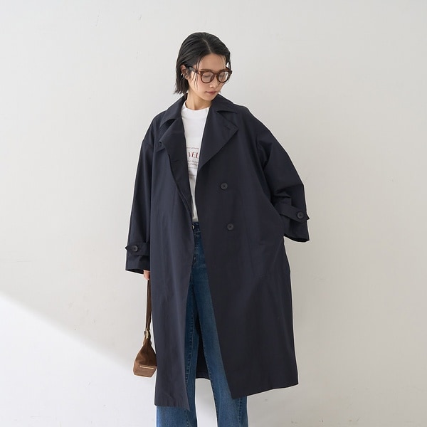ルージュ・ヴィフ ラクレ（Rouge vif la cle）/撥水フォルムステンカラーコート_14