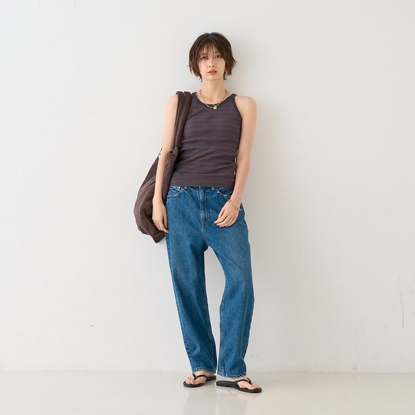 ルージュ・ヴィフ ラクレ（Rouge vif la cle）/【RED CARD/レッドカード】別注JAZZ ルーズテーパードワイドデニム_18