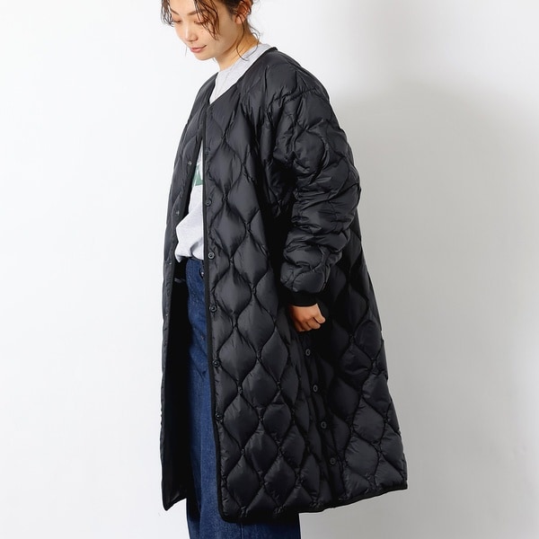 ルージュ・ヴィフ ラクレ（Rouge vif la cle）/【TAION / タイオン】ミリタリーオーバーサイズ クルーネック ダウンジャケ