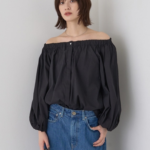 ルージュ・ヴィフ ラクレ（Rouge vif la cle）/ローンオフショルブラウス