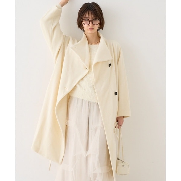 ルージュ・ヴィフ ラクレ（Rouge vif la cle）/【一部店舗限定】ショートビーバーニュアンスカラーコート