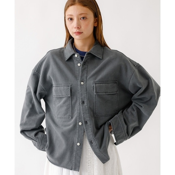 ルージュ・ヴィフ ラクレ（Rouge vif la cle）/【JOHNBULL/ジョンブル】ピグメントスウェットシャツ/織り/スウェット【