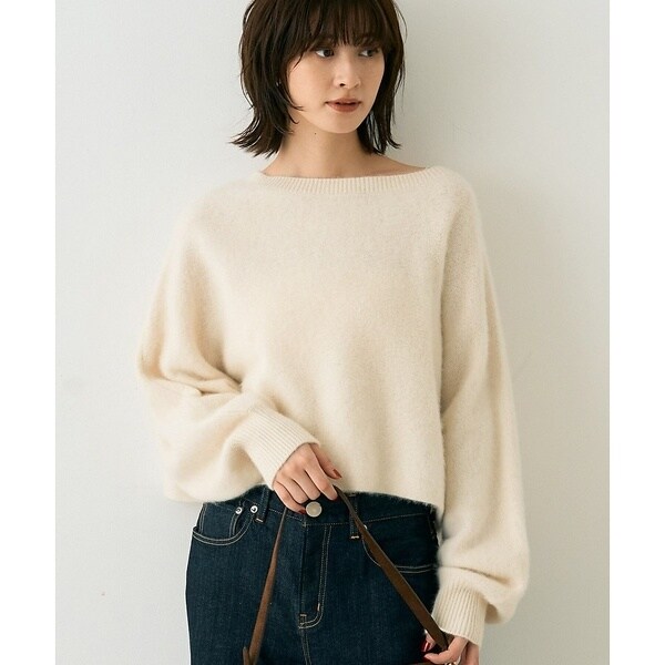 ルージュ・ヴィフ ラクレ（Rouge vif la cle）/フォックスウールクロップドボレロプルオーバー