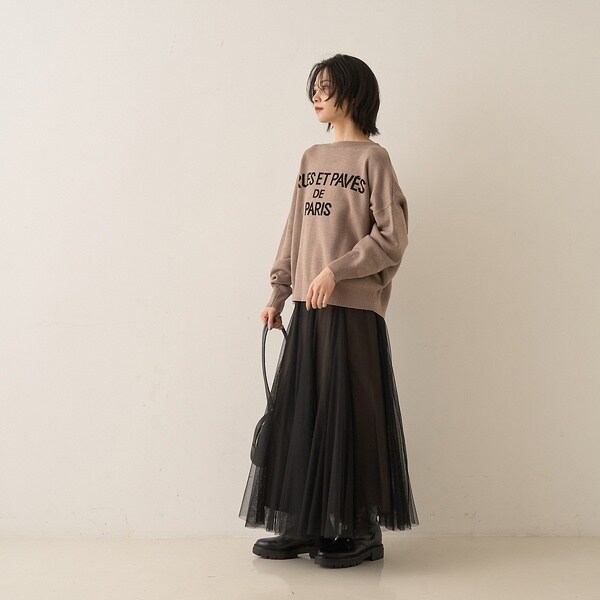 ルージュ・ヴィフ ラクレ（Rouge vif la cle）/【定番人気】【ロングセラー】チュールマチフレアスカート_9