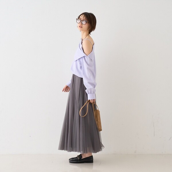 ルージュ・ヴィフ ラクレ（Rouge vif la cle）/【定番人気】【ロングセラー】チュールマチフレアスカート_17