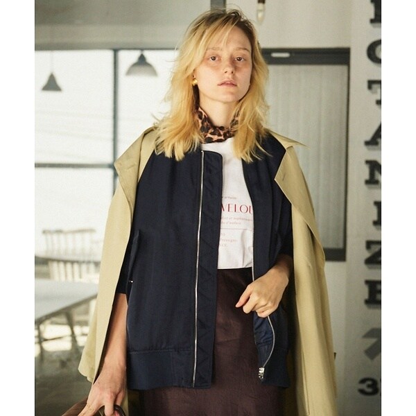 ルージュ・ヴィフ ラクレ（Rouge vif la cle）/【高機能中綿使用】ミリタリーブルゾン