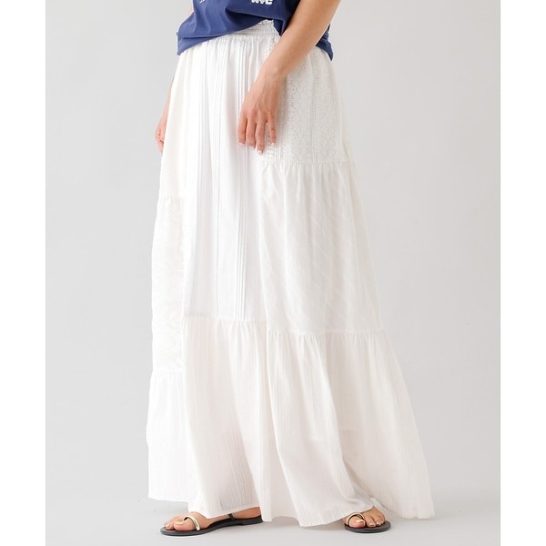 ルージュ・ヴィフ ラクレ（Rouge vif la cle）/【nap / ナップ】Textured Detail Skirt / テキスタイ
