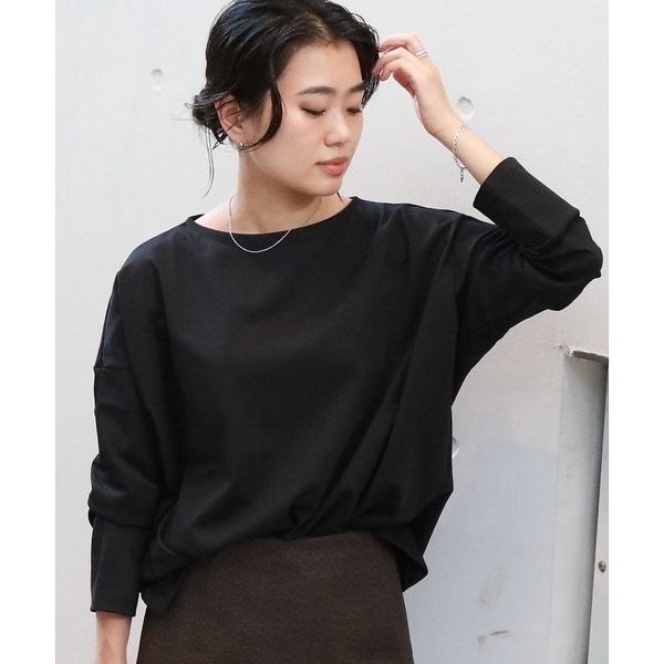 ルージュ・ヴィフ ラクレ（Rouge vif la cle）/【一部店舗限定】エコポリコット天竺プルオーバー/ ロングスリーブTシャツ