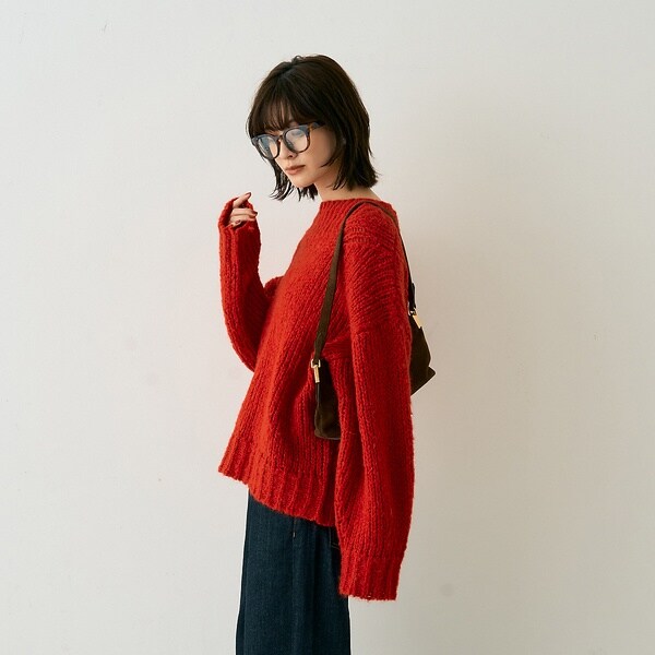 ルージュ・ヴィフ ラクレ（Rouge vif la cle）/ロービングニットプル