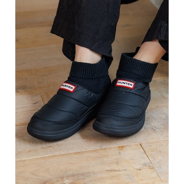 【NEW】ルージュ・ヴィフ ラクレ（Rouge vif la cle）/【HUNTER/ハンター】イン/アウト ニッティド カフ スリッパ? ブーツ/K