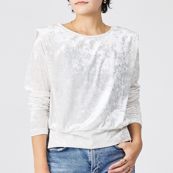 ルージュ・ヴィフ ラクレ（Rouge vif la cle）/【Keena/キーナ】ロングスリーブ/トップス/ベロア/お出かけ【WEB限定】