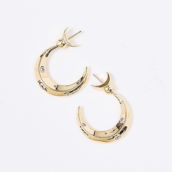 ルージュ・ヴィフ ラクレ（Rouge vif la cle）/【LILI CLASPE/リリクラスプ】LUNA EARRING ルナピアス