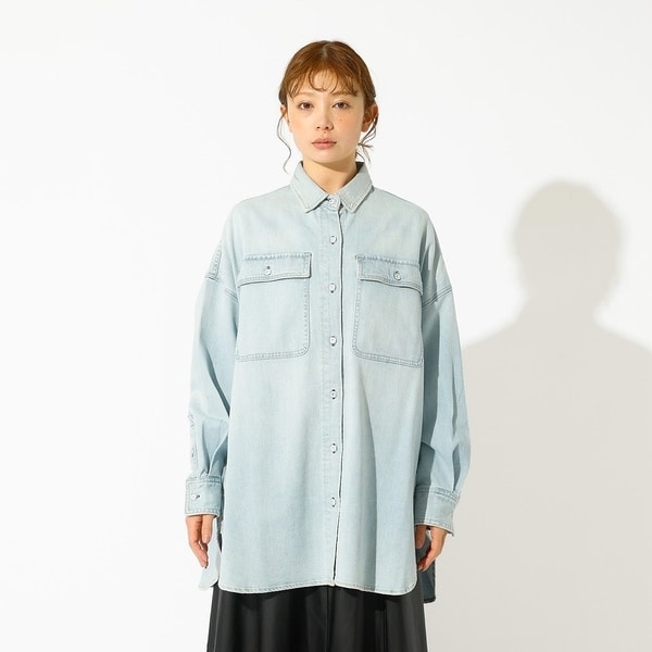 ルージュ・ヴィフ ラクレ（Rouge vif la cle）/【Healthy denim / ヘルシーデニム】Almond / デニムシャツ_8