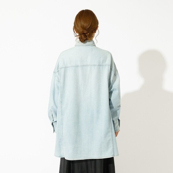 ルージュ・ヴィフ ラクレ（Rouge vif la cle）/【Healthy denim / ヘルシーデニム】Almond / デニムシャツ_10