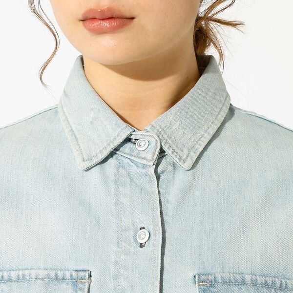ルージュ・ヴィフ ラクレ（Rouge vif la cle）/【Healthy denim / ヘルシーデニム】Almond / デニムシャツ_11
