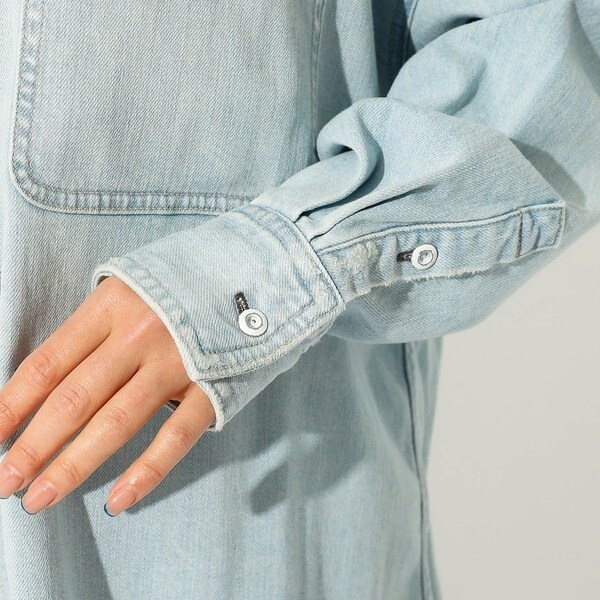 ルージュ・ヴィフ ラクレ（Rouge vif la cle）/【Healthy denim / ヘルシーデニム】Almond / デニムシャツ_13