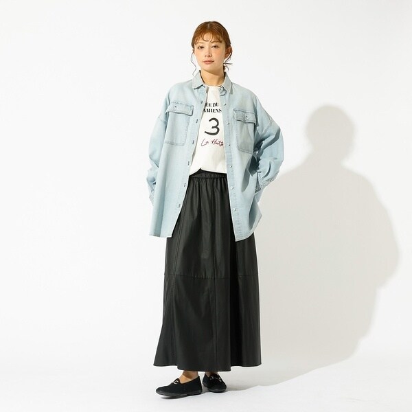 ルージュ・ヴィフ ラクレ（Rouge vif la cle）/【Healthy denim / ヘルシーデニム】Almond / デニムシャツ_19