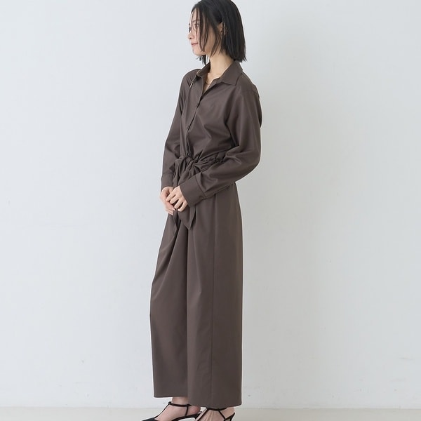 ルージュ・ヴィフ ラクレ（Rouge vif la cle）/ドレープウエストリボンワンピース_15