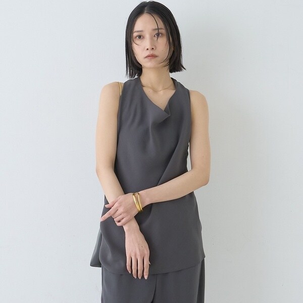 ルージュ・ヴィフ ラクレ（Rouge vif la cle）/【セットアップ対応】ホルダーネックブラウス_12